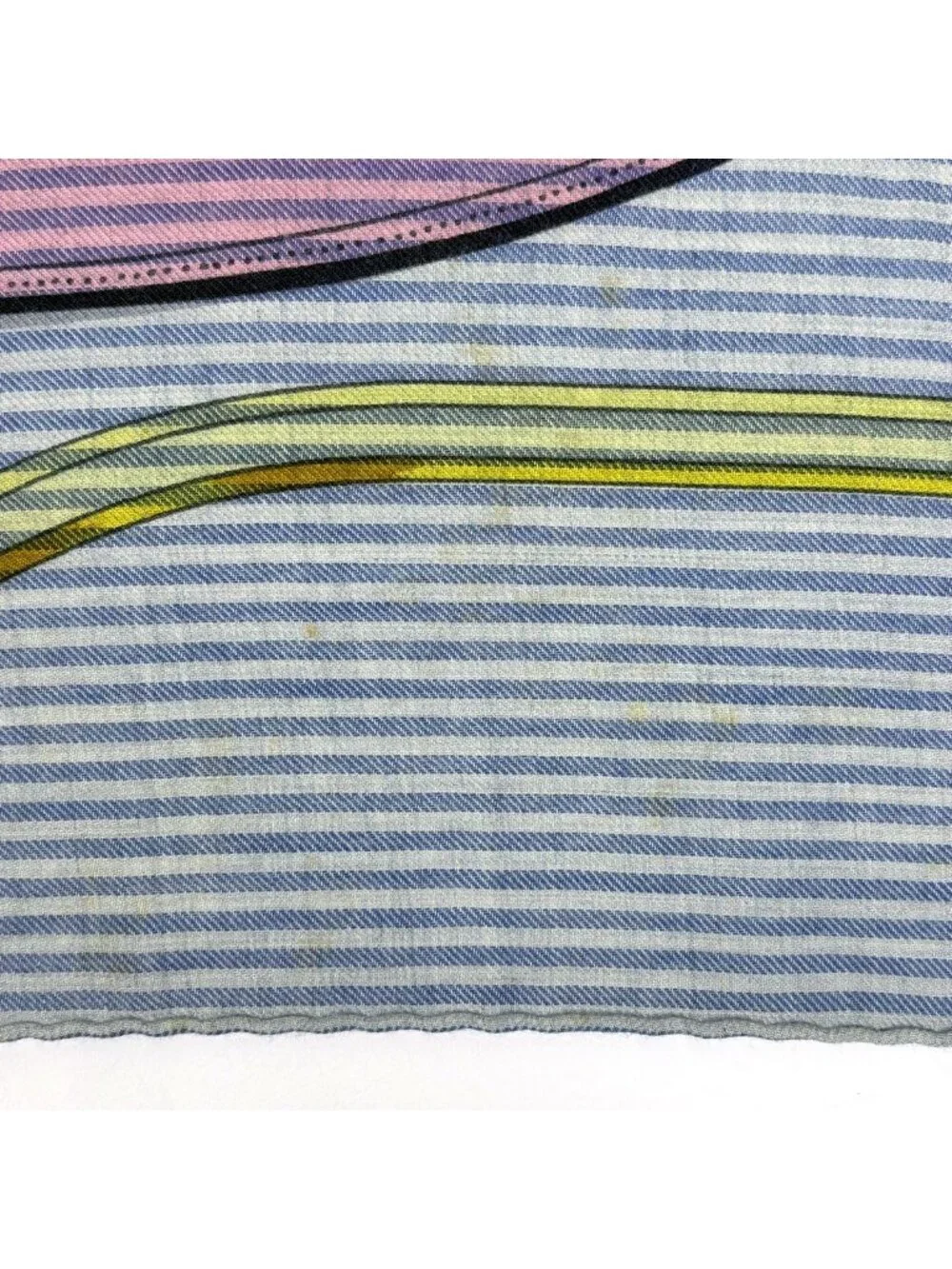 Hermes Carre 140 Cavalcadour Geant Shawl Cashmere Silk Blue Multicolor Scarf - Picture 4 of 5